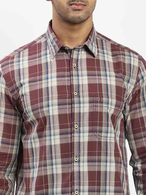Fairtrade Men's Check Full Sleeves Cotton Shirt - Image 3
