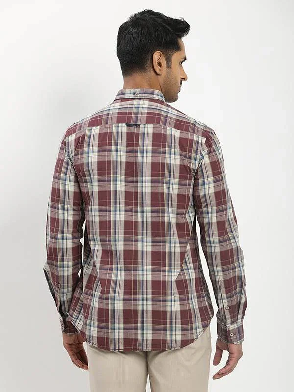 Fairtrade Men's Check Full Sleeves Cotton Shirt - Image 5