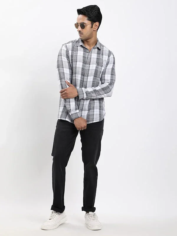 Fairtrade Men's Check Full Sleeves Cotton Shirt - Image 10