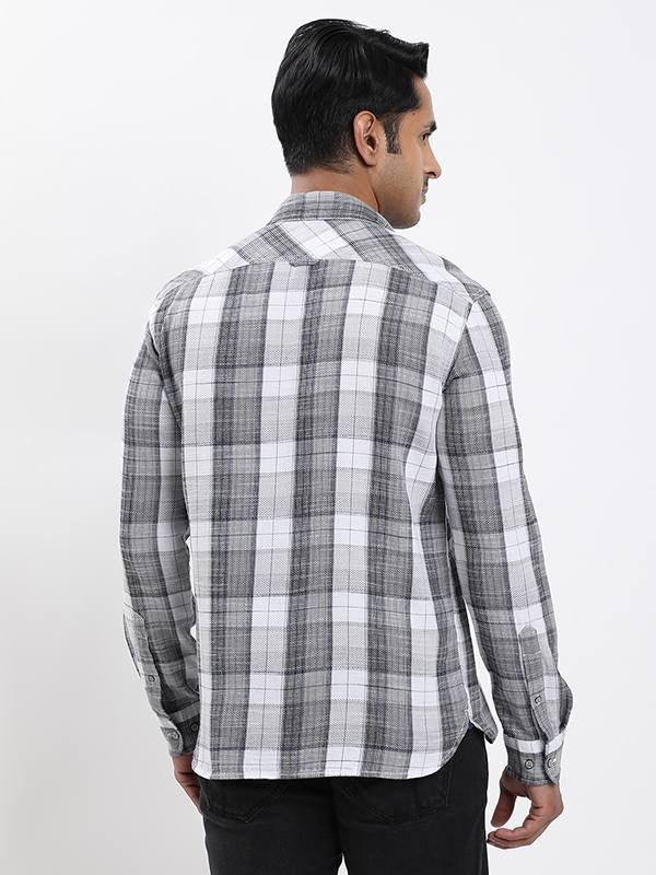 Fairtrade Men's Check Full Sleeves Cotton Shirt - Image 9