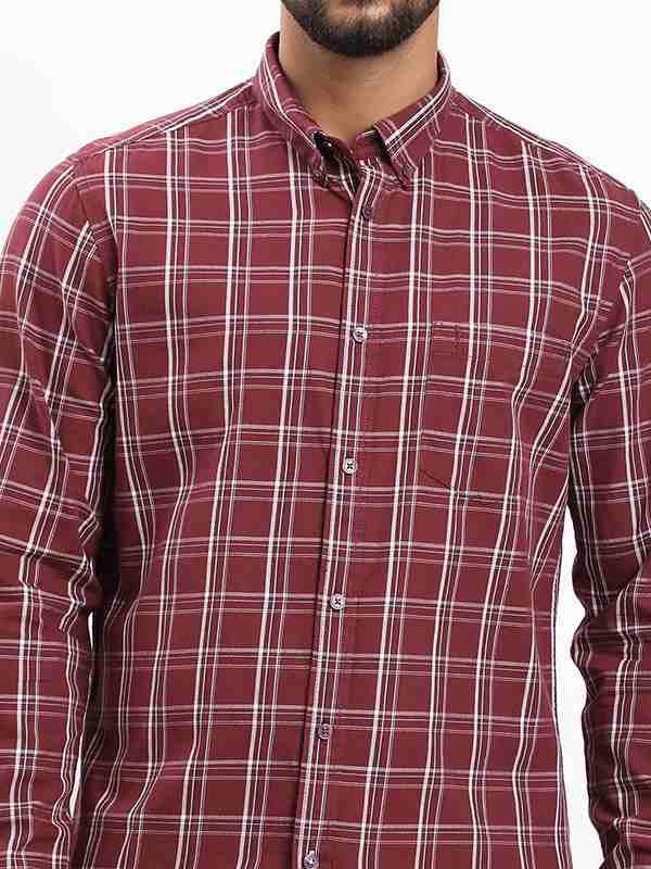 Fairtrade Men's Check Full Sleeves Cotton Shirt - Image 3