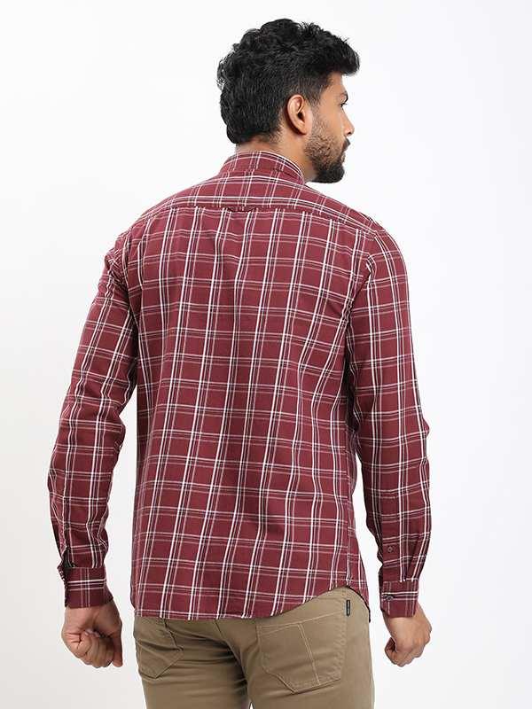Fairtrade Men's Check Full Sleeves Cotton Shirt - Image 4