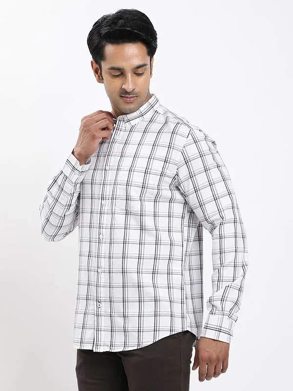Fairtrade Men's Check Full Sleeves Cotton Shirt - Image 7