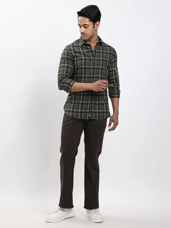 Fairtrade Men's Check Full Sleeves Cotton Shirt - Image 5