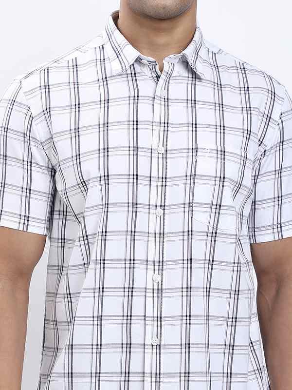 Fairtrade Men's Check Half Sleeves Cotton Shirt - Image 8