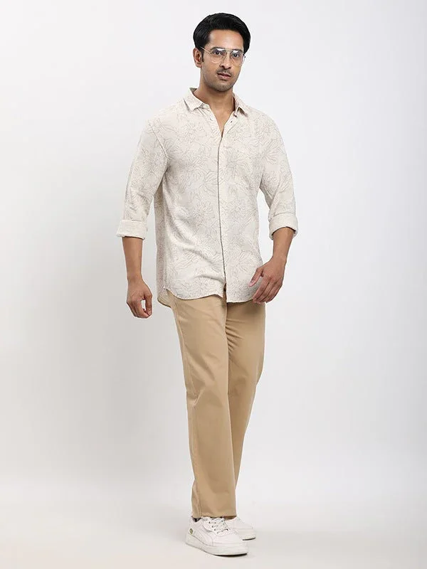 Fairtrade Men's Printed Full Sleeves Viscose Blend Shirt - Image 10
