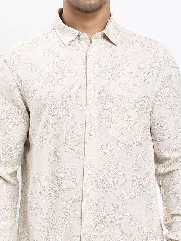 Fairtrade Men's Printed Full Sleeves Viscose Blend Shirt - Image 8