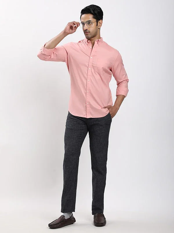 Fairtrade Men's Solid Full Sleeves Cotton Shirt - Image 5