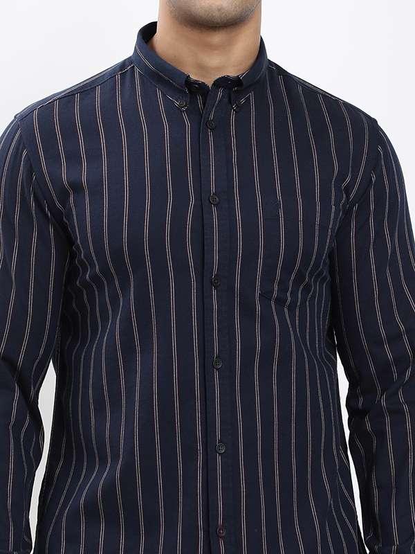 Fairtrade Men's Striped Full Sleeves Cotton Shirt - Image 8