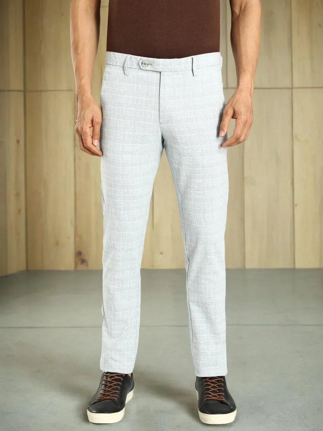 Men's Brooklyn Fit Cotton Blend Trousers - Image 6