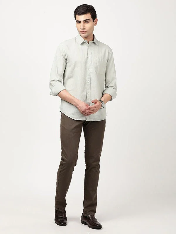 Men's Brooklyn Fit Cotton Blend Trousers - Image 9