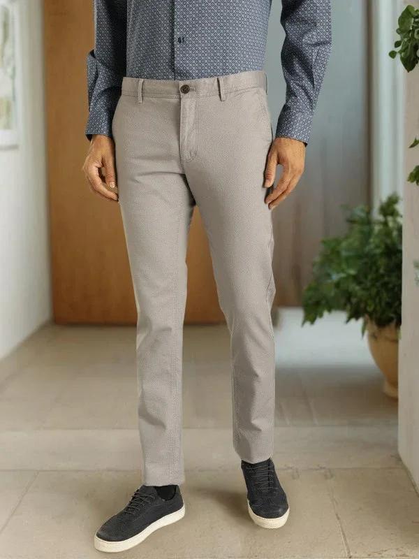 Men's Brooklyn Fit Cotton Stretch Trousers - Image 5