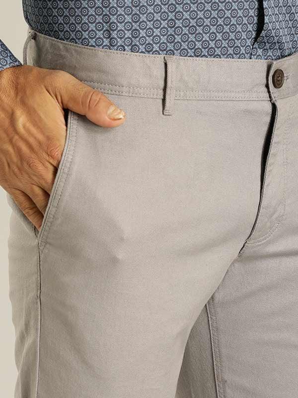 Men's Brooklyn Fit Cotton Stretch Trousers - Image 6