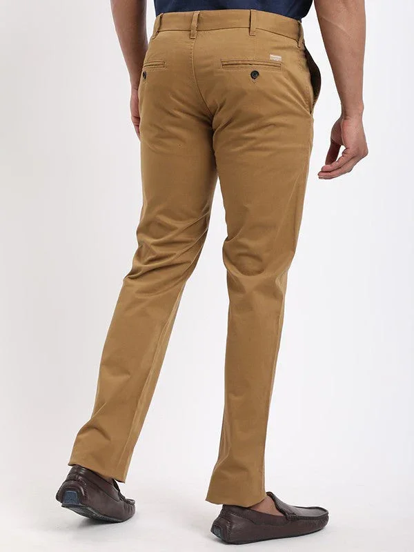 Men's Brooklyn Fit Cotton Stretch Trousers - Image 4