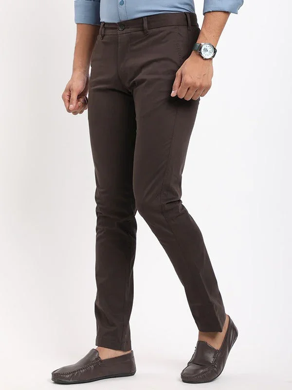 Men's Brooklyn Fit Cotton Stretch Trousers - Image 7