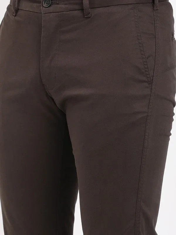 Men's Brooklyn Fit Cotton Stretch Trousers - Image 8
