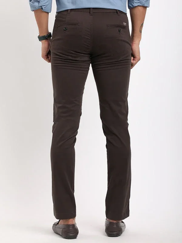 Men's Brooklyn Fit Cotton Stretch Trousers - Image 9