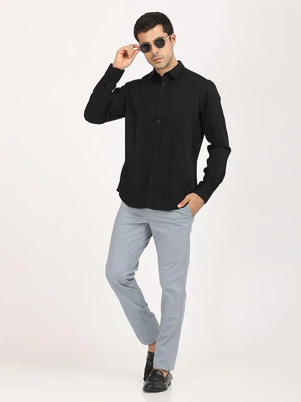 Men's Brooklyn Fit Cotton Stretch Trousers - Image 14