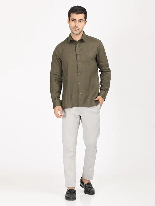 Men's Brooklyn Fit Cotton Stretch Trousers - Image 24