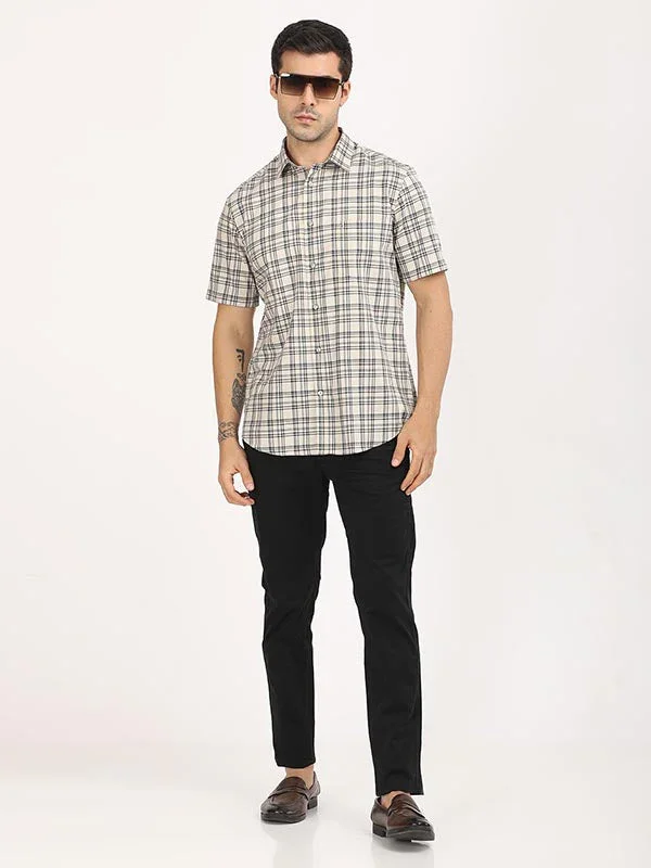 Men's Brooklyn Fit Cotton Stretch Trousers - Image 9