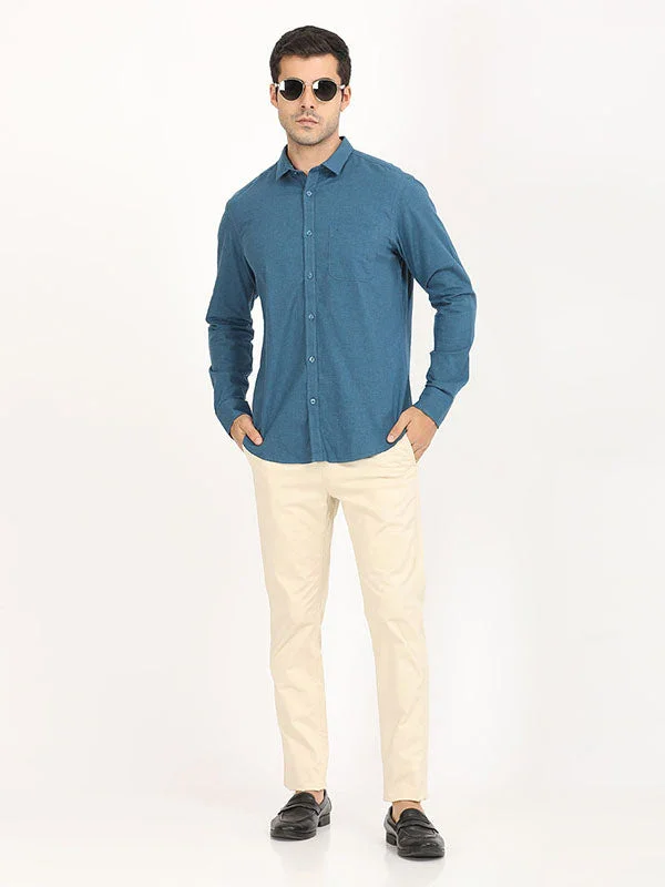 Men's Brooklyn Fit Cotton Stretch Trousers - Image 12