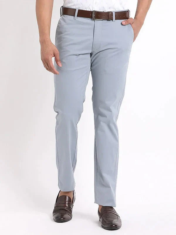 Men's Brooklyn Fit Cotton Stretch Trousers - Image 22