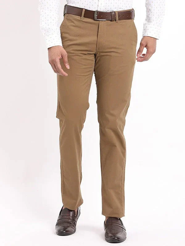 Men's Brooklyn Fit Cotton Stretch Trousers - Image 24
