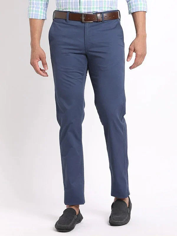 Men's Brooklyn Fit Cotton Stretch Trousers - Image 27