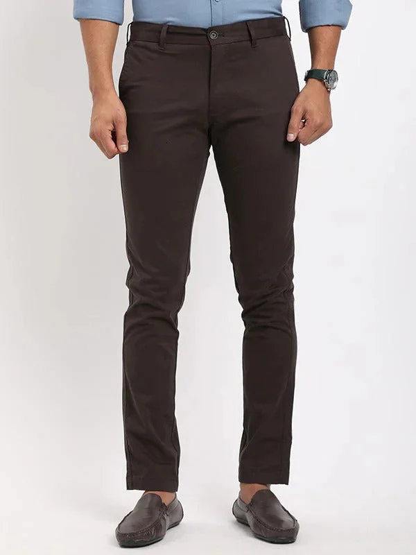 Men's Brooklyn Fit Cotton Stretch Trousers - Image 32