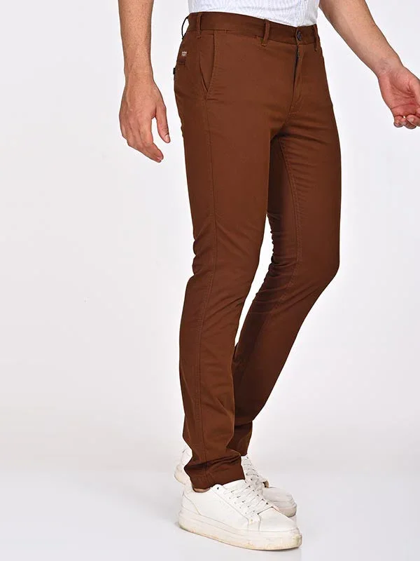Men's Brooklyn Fit Cotton Stretch Trousers - Image 6