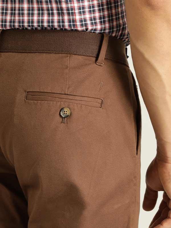 Men's Brooklyn Fit Cotton Stretch Trousers - Image 11