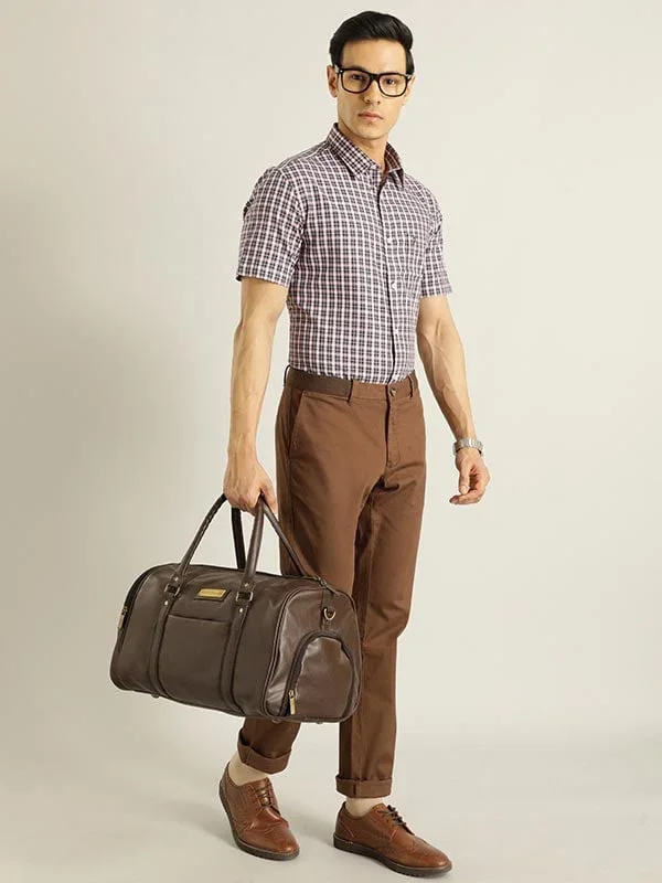 Men's Brooklyn Fit Cotton Stretch Trousers - Image 12