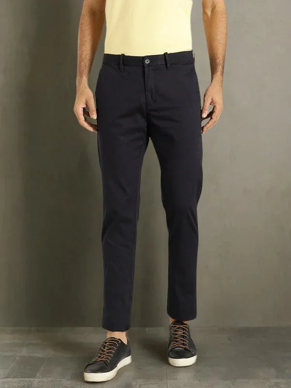 Men's Brooklyn Fit Cotton Stretch Trousers - Image 13