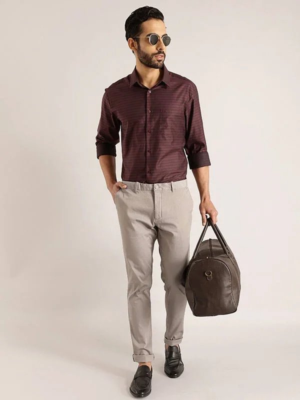 Men's Brooklyn Fit Cotton Stretch Trousers - Image 29