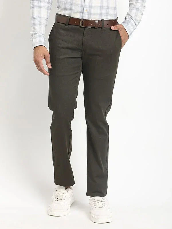 Men's Brooklyn Fit Cotton Stretch Trousers - Image 34