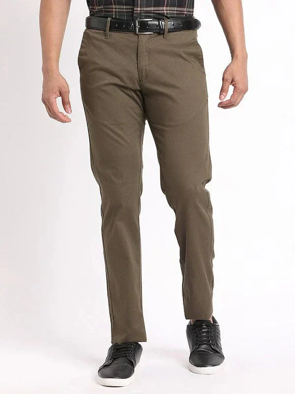 Men's Brooklyn Fit Cotton Stretch Trousers - Image 35