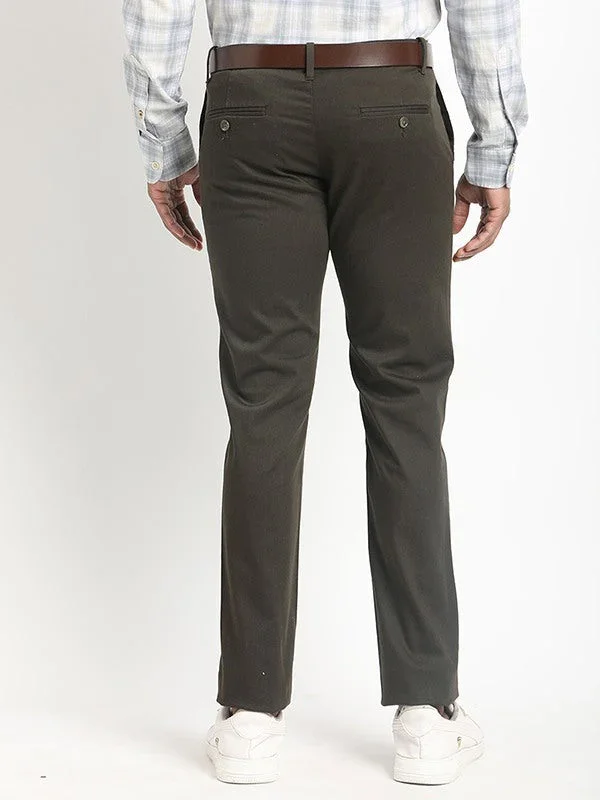 Men's Brooklyn Fit Cotton Stretch Trousers - Image 10