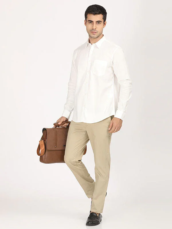 Men's Brooklyn Fit Cotton Stretch Trousers - Image 19