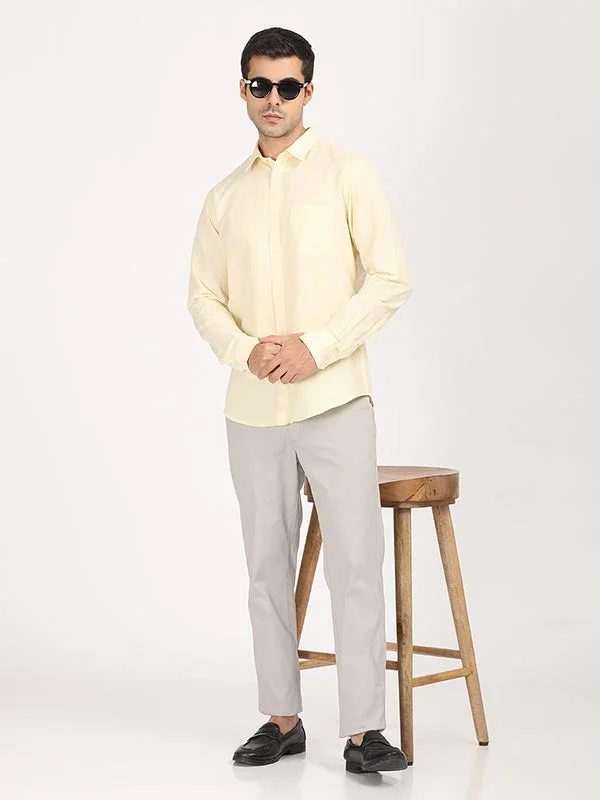 Men's Brooklyn Fit Cotton Stretch Trousers - Image 9