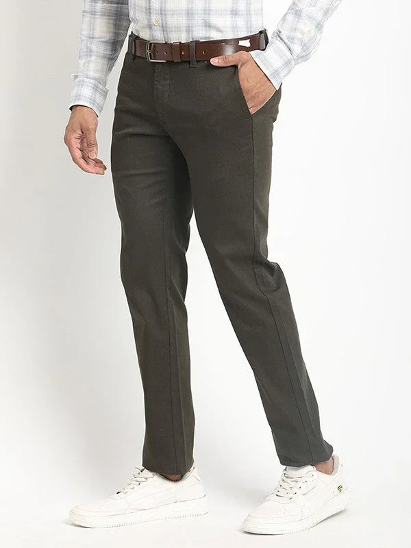 Men's Brooklyn Fit Cotton Stretch Trousers - Image 7