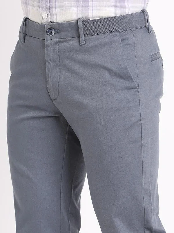 Men's Brooklyn Fit Cotton Stretch Trousers - Image 13