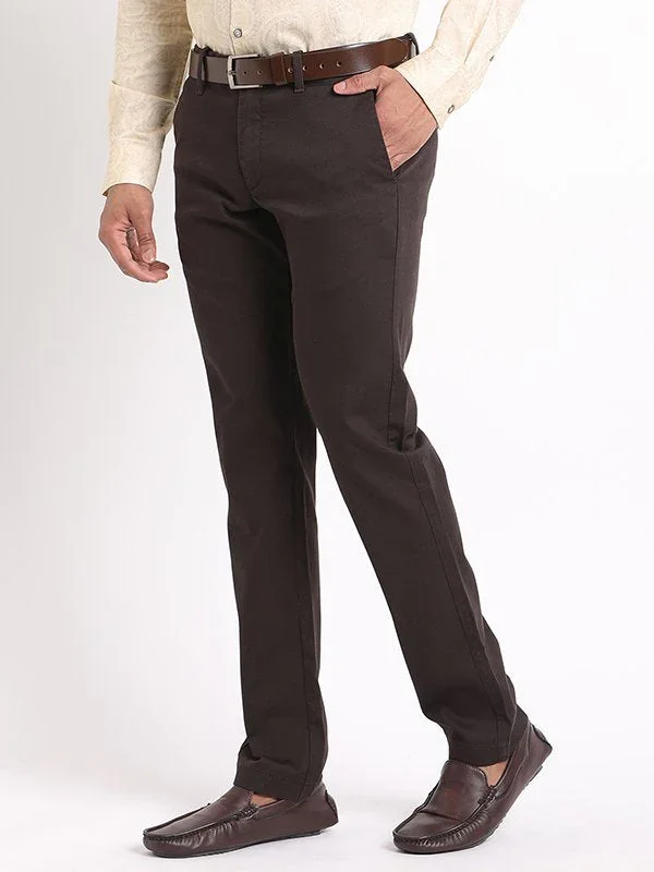 Men's Brooklyn Fit Cotton Stretch Trousers - Image 17
