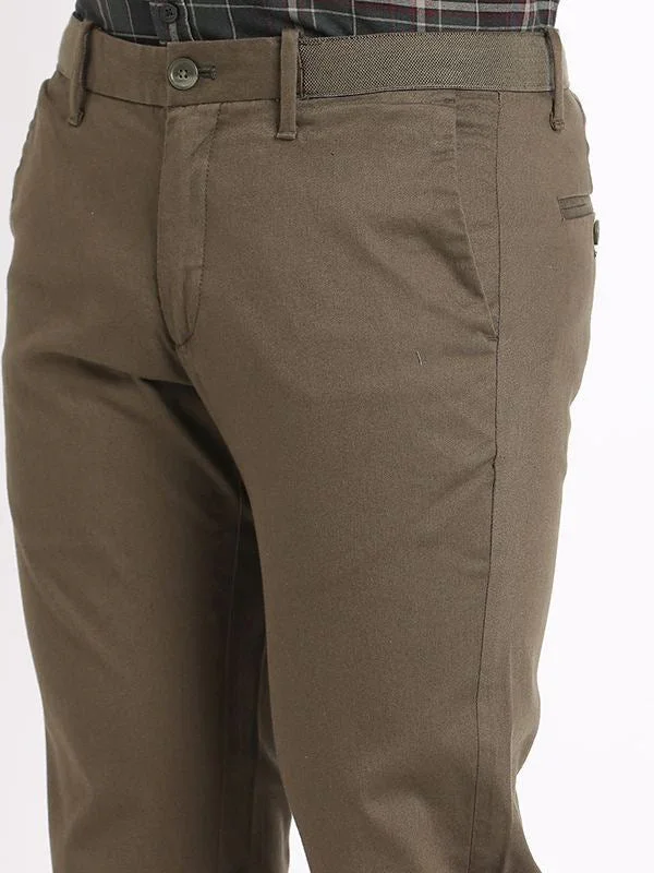 Men's Brooklyn Fit Cotton Stretch Trousers - Image 3