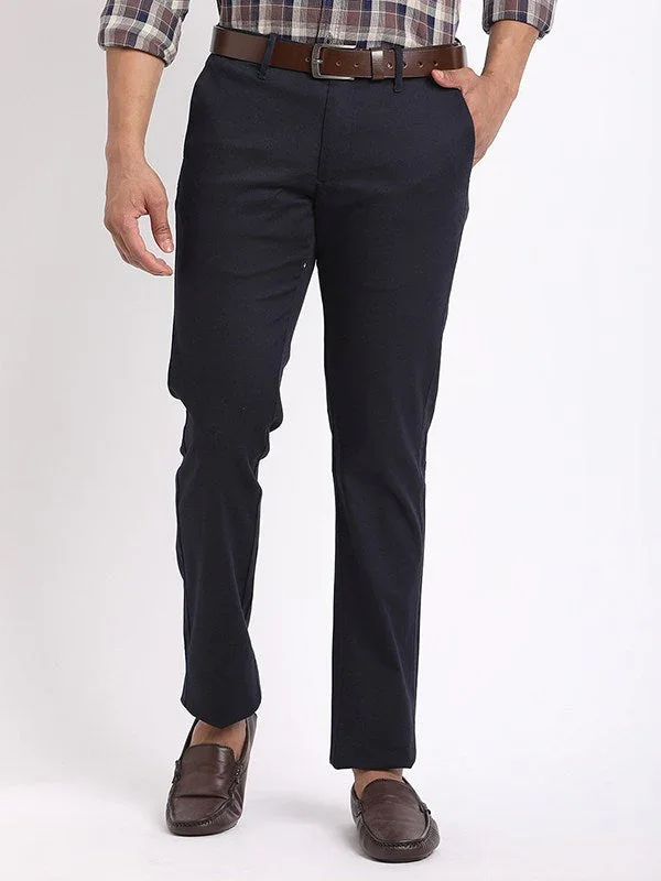 Men's Brooklyn Fit Cotton Stretch Trousers - Image 6
