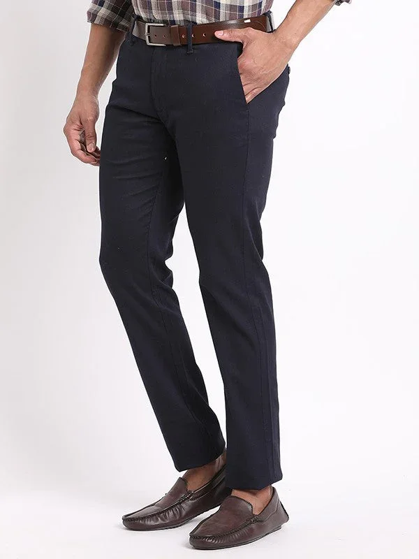 Men's Brooklyn Fit Cotton Stretch Trousers - Image 7