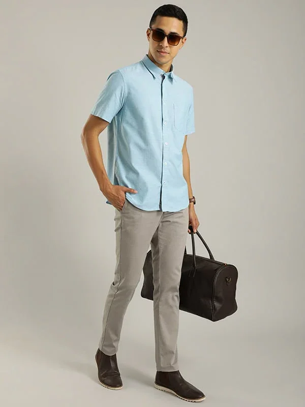 Men's Brooklyn Fit Cotton Stretch Trousers - Image 20