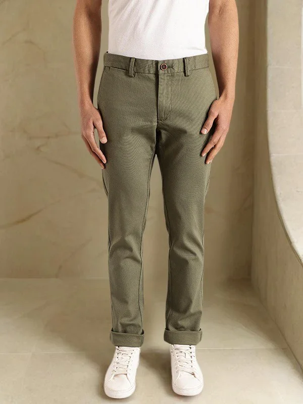 Men's Brooklyn Fit Cotton Stretch Trousers - Image 25