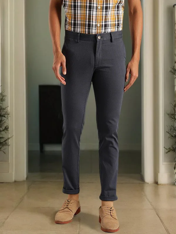Men's Brooklyn Fit Cotton Stretch Trousers - Image 9