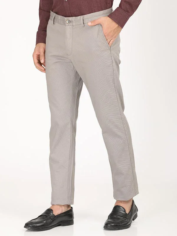 Men's Brooklyn Fit Cotton Stretch Trousers - Image 12