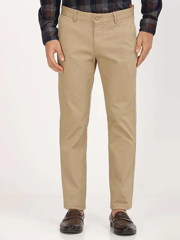 Men's Brooklyn Fit Cotton Stretch Trousers - Image 6